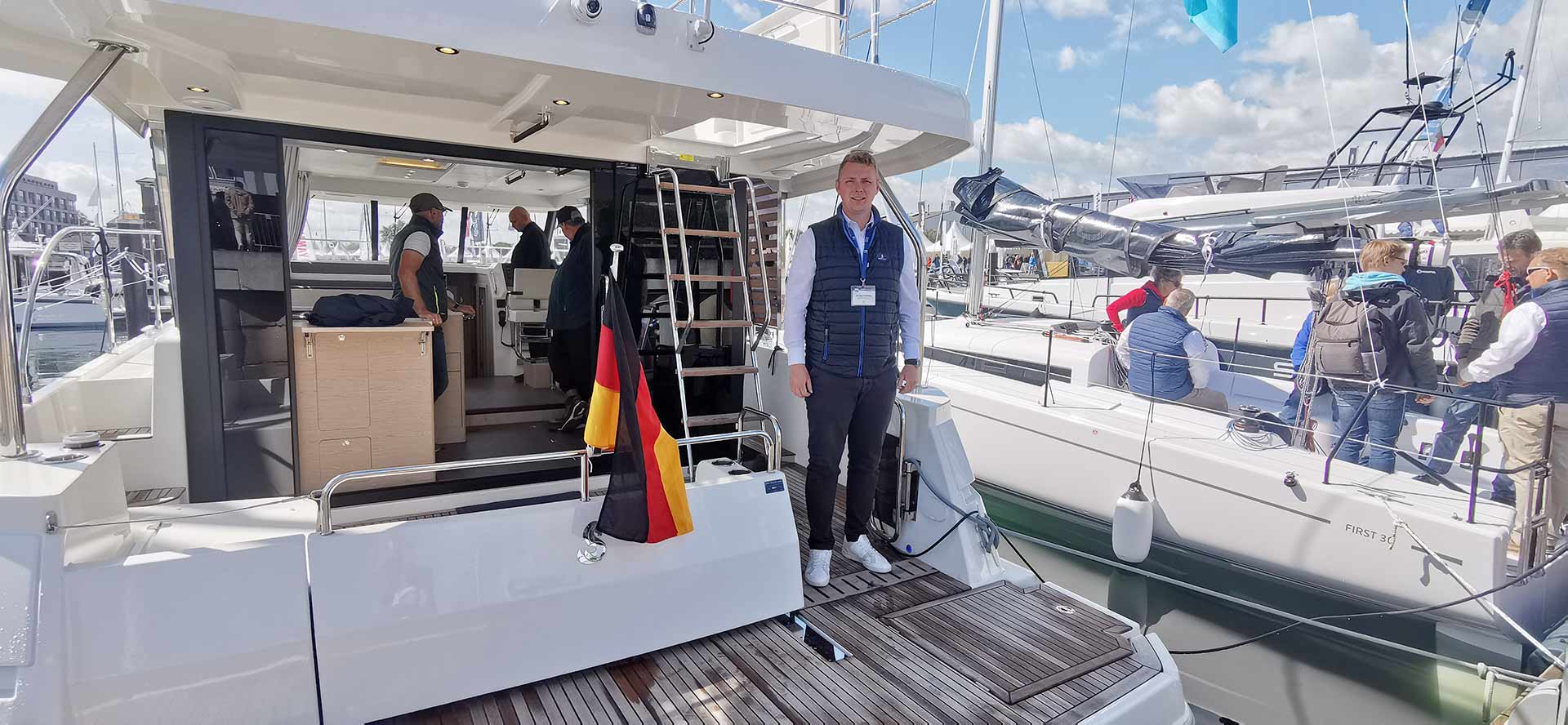 Nach dem Schauer: Willkommen an Bord!“