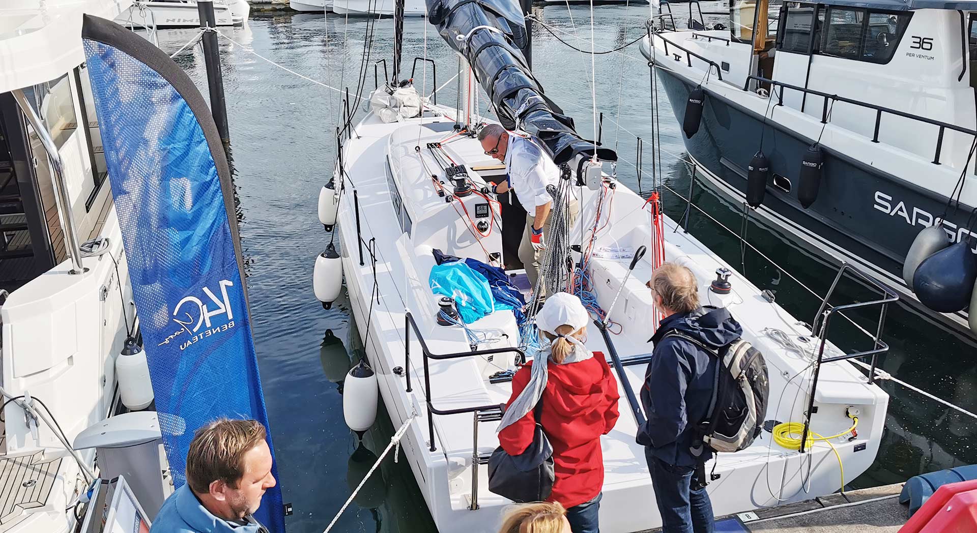 Ein Star des ancora Yachtfestivals: Die neue BENETEAU First 30