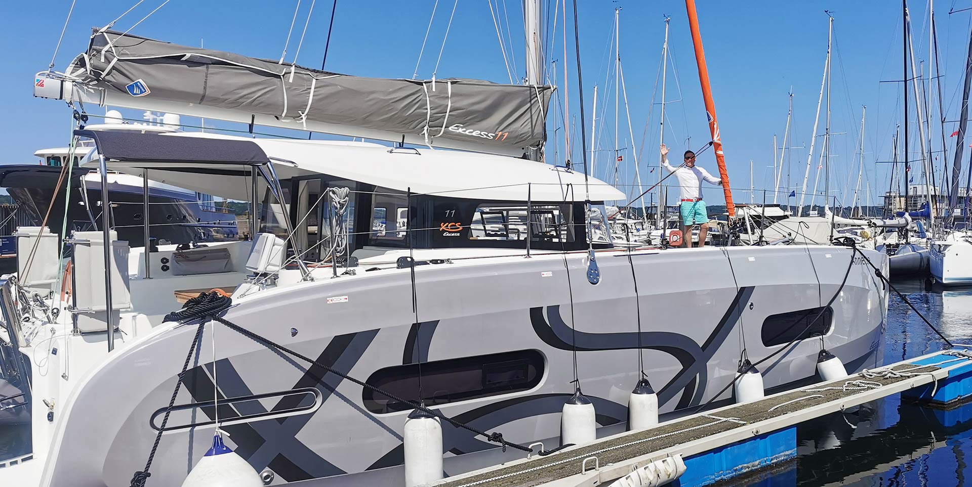38 Fuß – kompakt für einen Kat. Perfekt auch für die Ostsee!