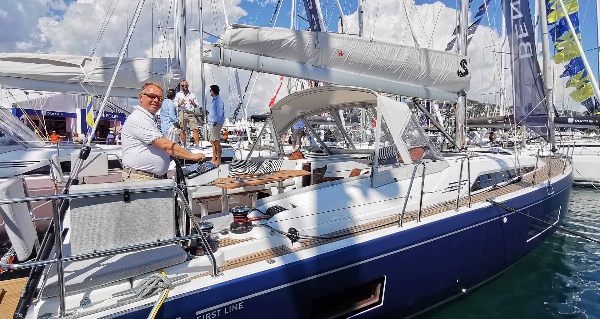 Thorsten Bergheim an Bord der OCEANIS 47