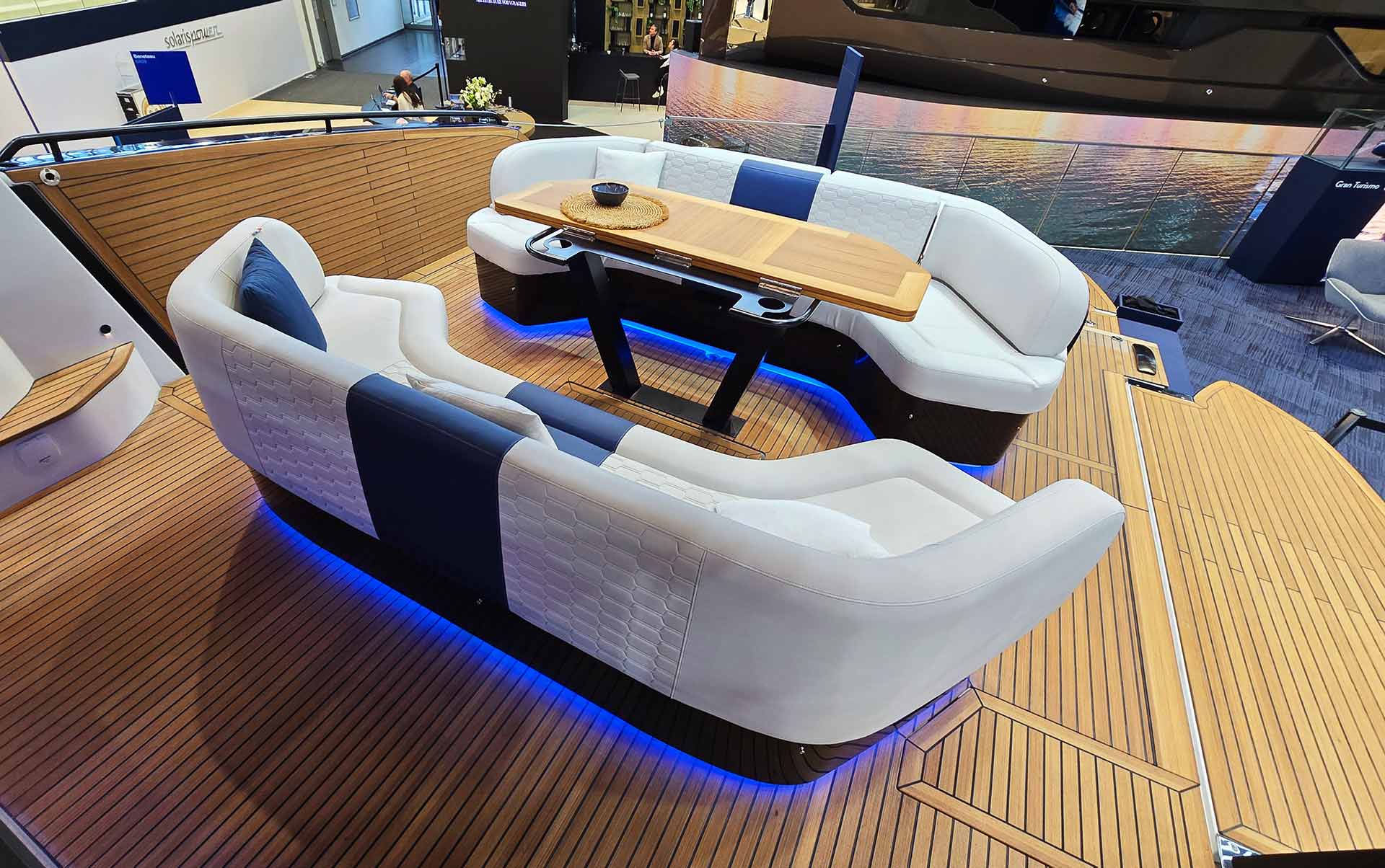 Das Achterdeck ist sicher die Hauptattraktion der GT50!