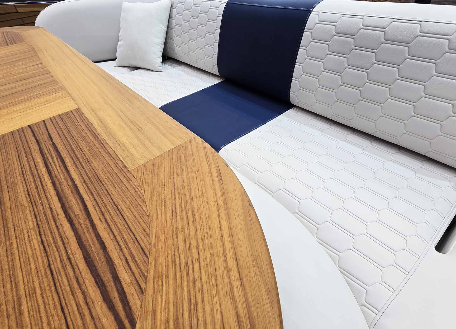 Bauausführung und Qualität der Materialien an Bord 