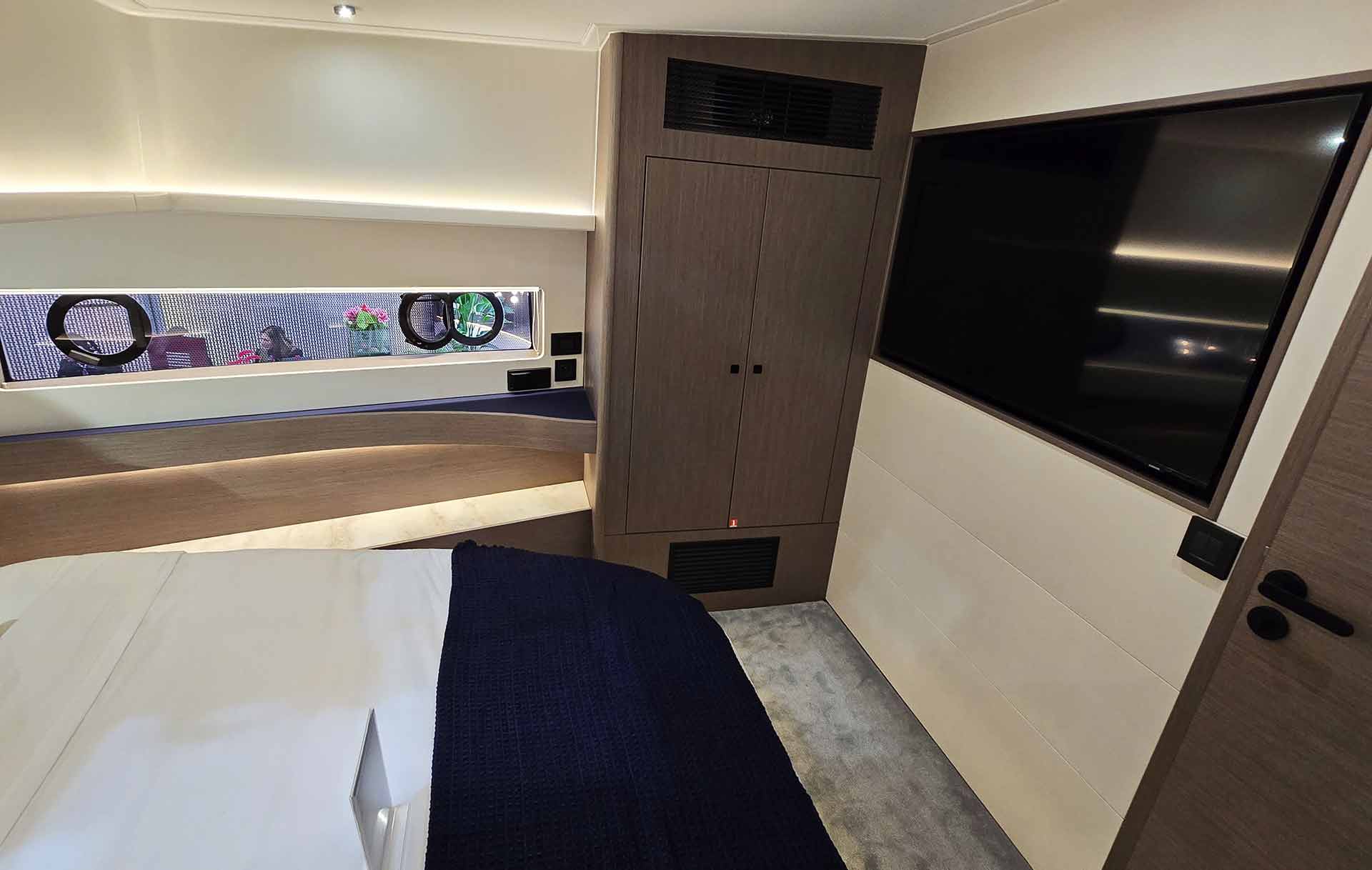 Klimaanlage und Flatscreen müssen sein.