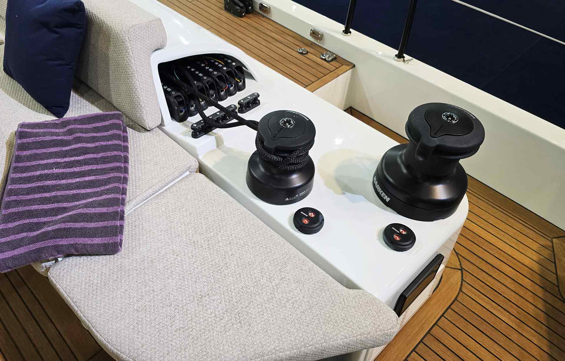 Das „Winch-Island“ für die Genua- und Gennaker-Winschen: Genial!