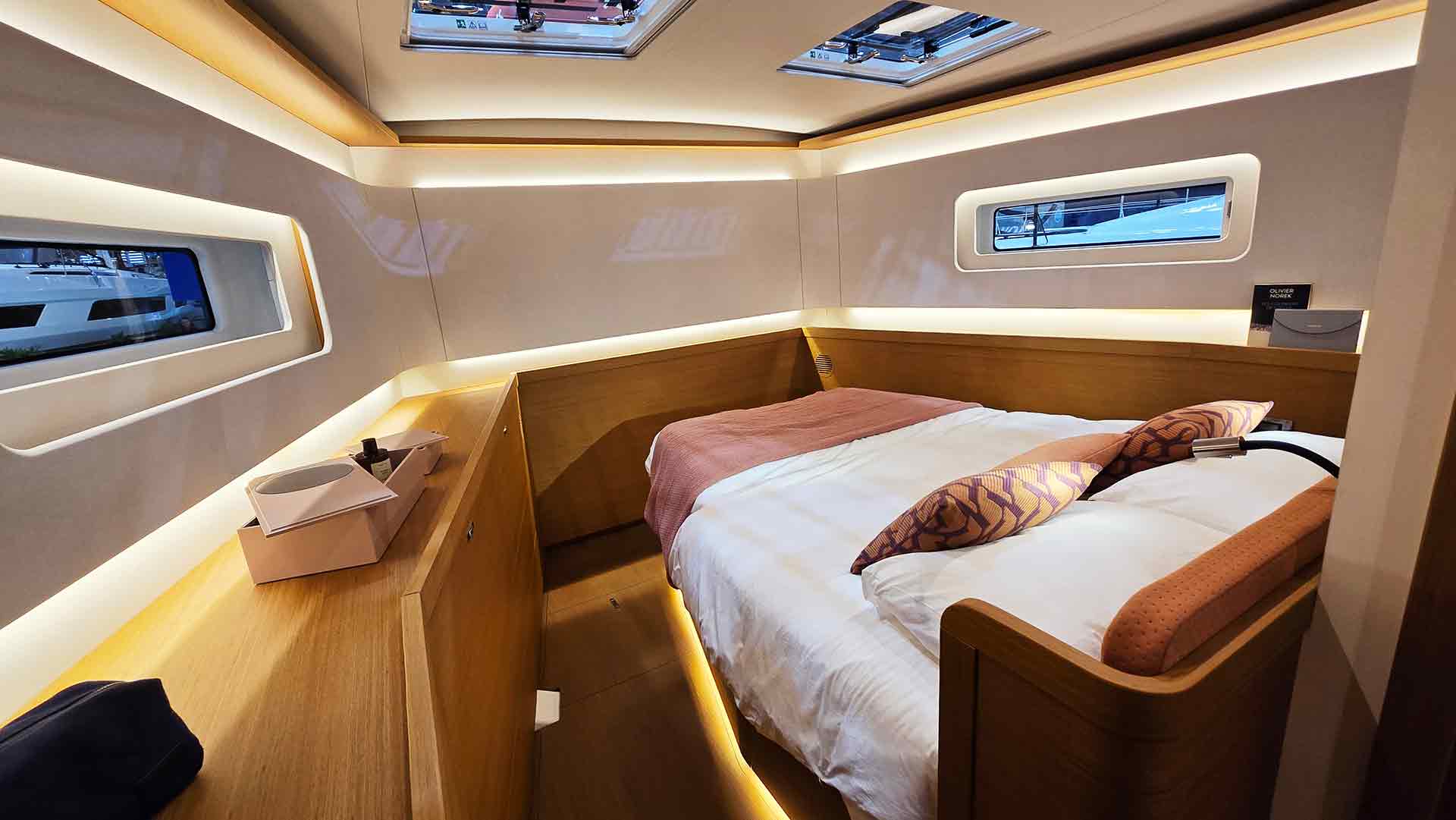 Immer wieder beeindruckend: Die Eigner-Suite der FIRST 60