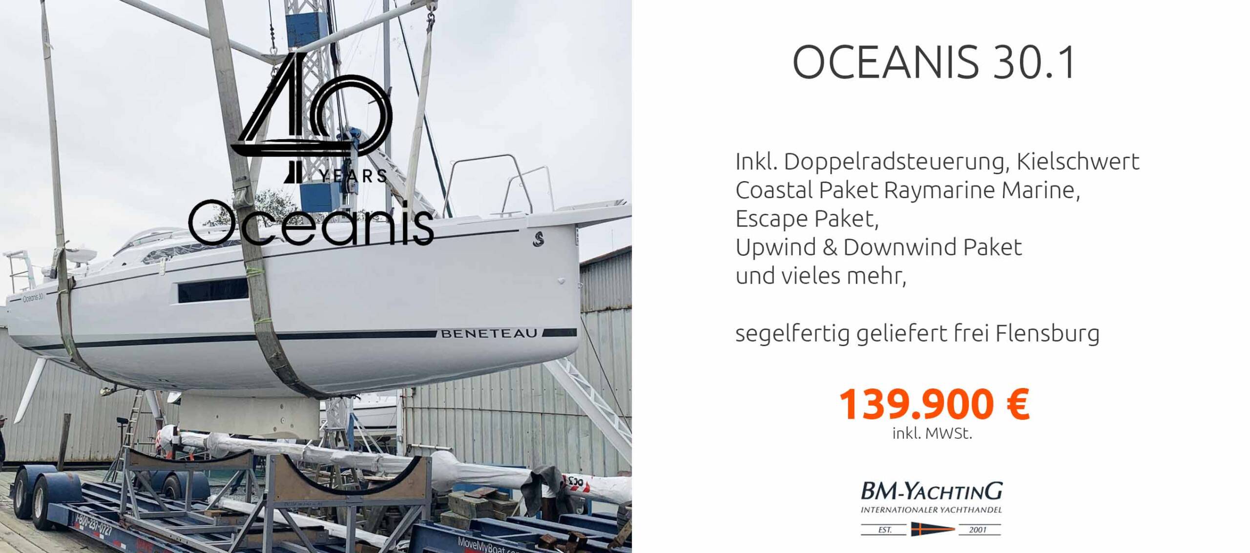 Angebot für die Oceanis 30.1