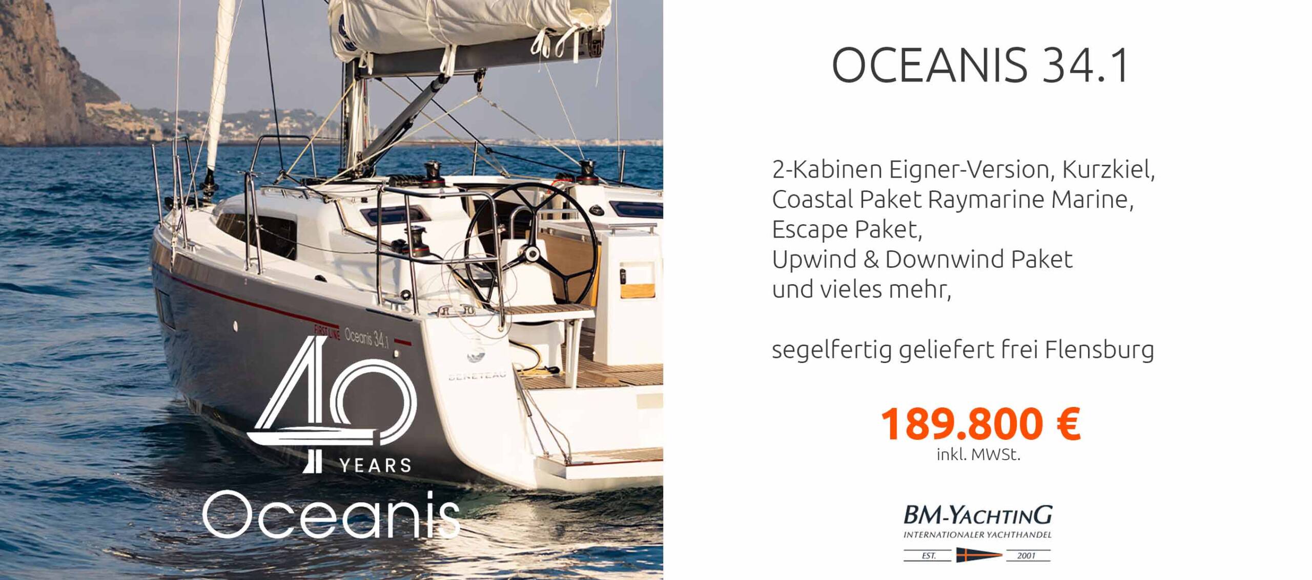 Angebot für die Oceanis 34.1