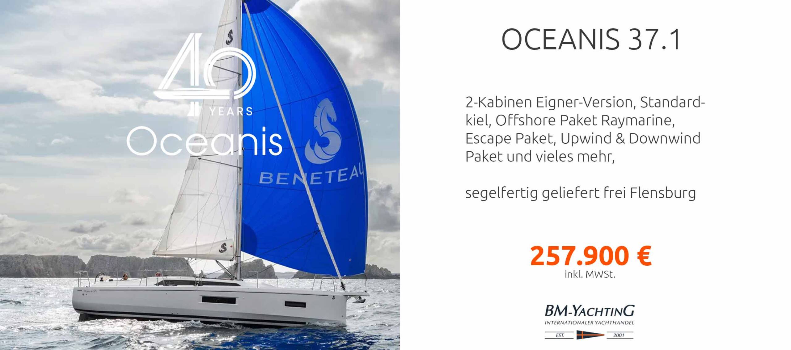 Angebot für die Oceanis 37.1