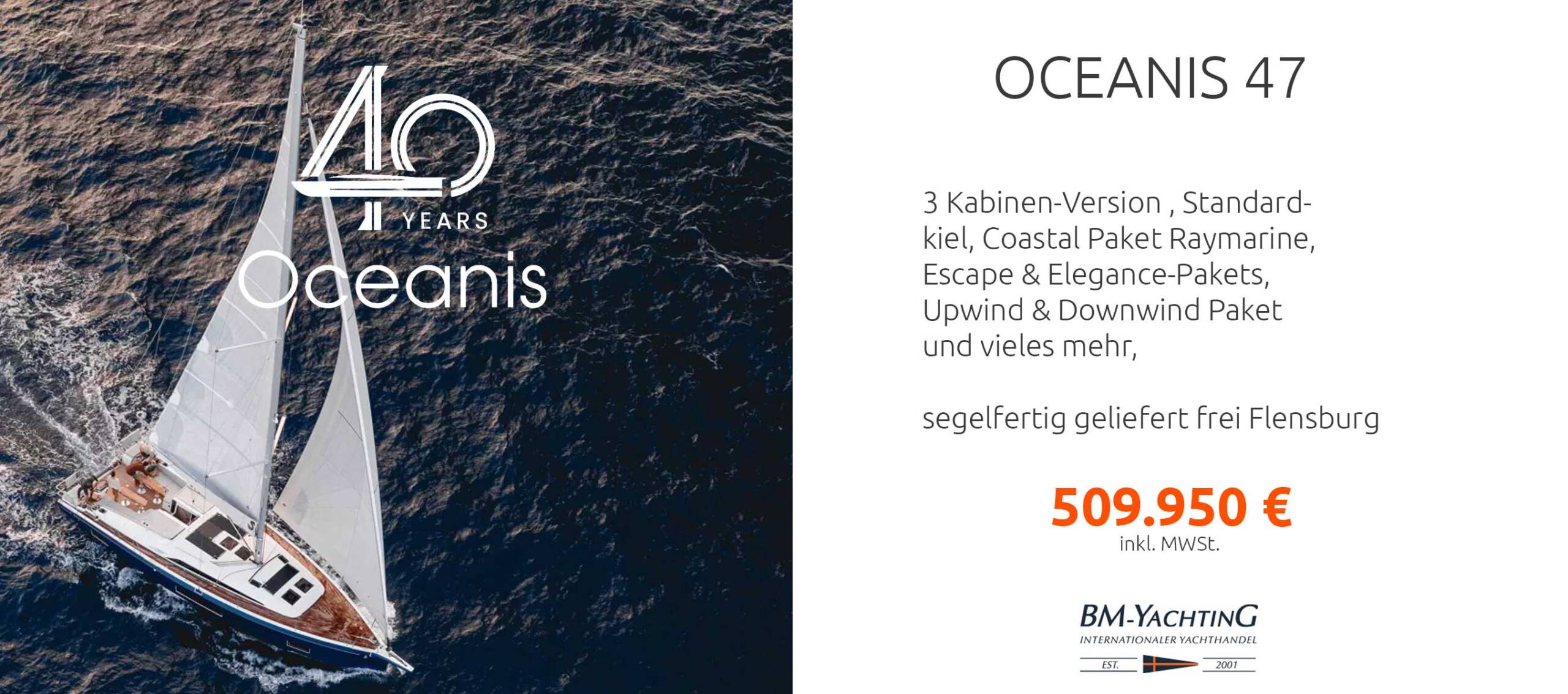 Angebot für die Oceanis 47.1