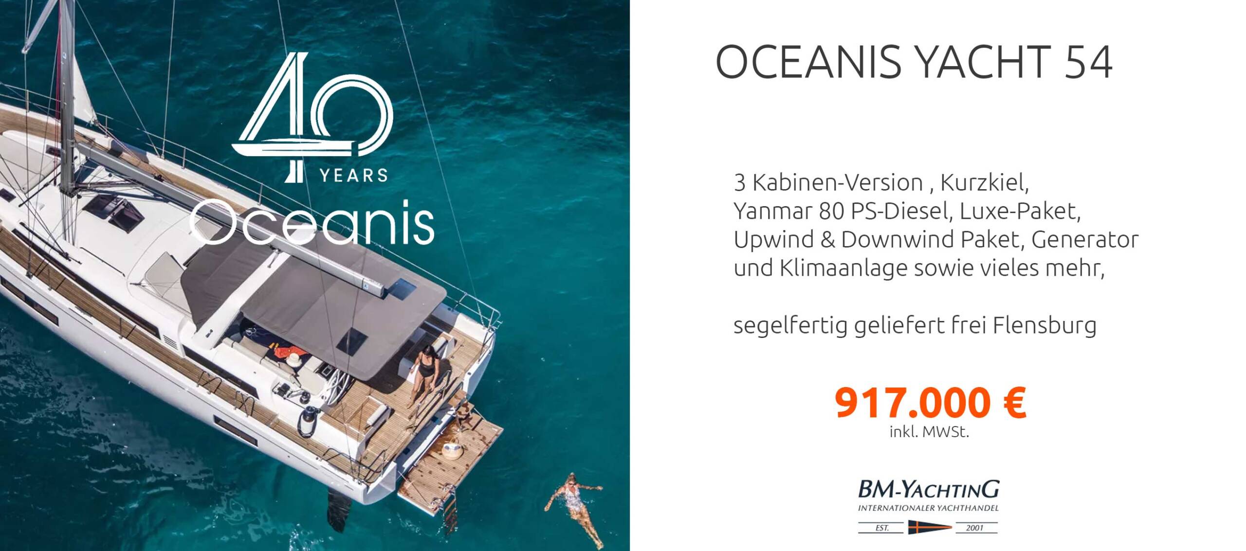 Angebot für die Oceanis 54