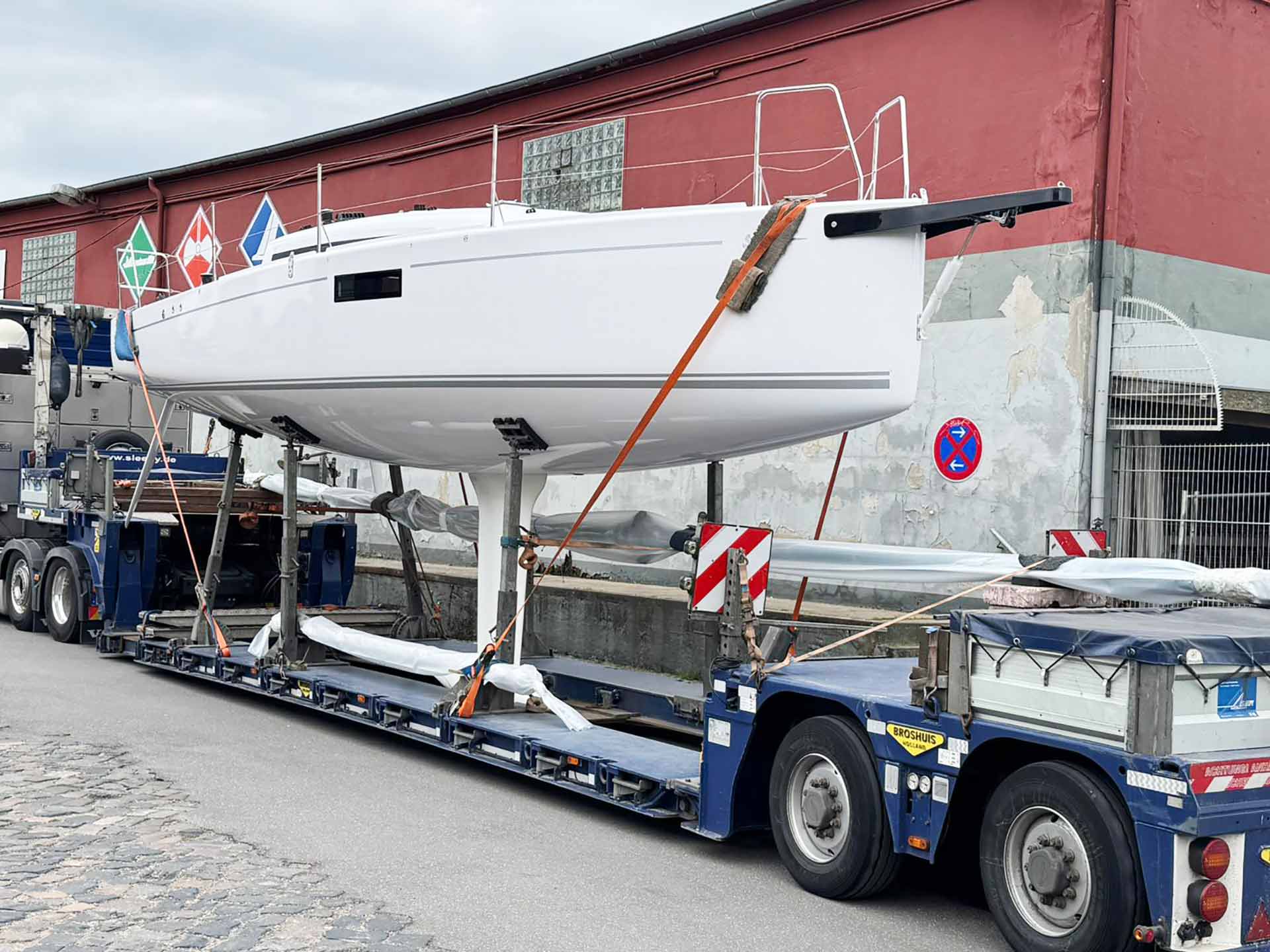 Der nächste FIRST 30-Transport ist über Nacht in Flensburg angekommen