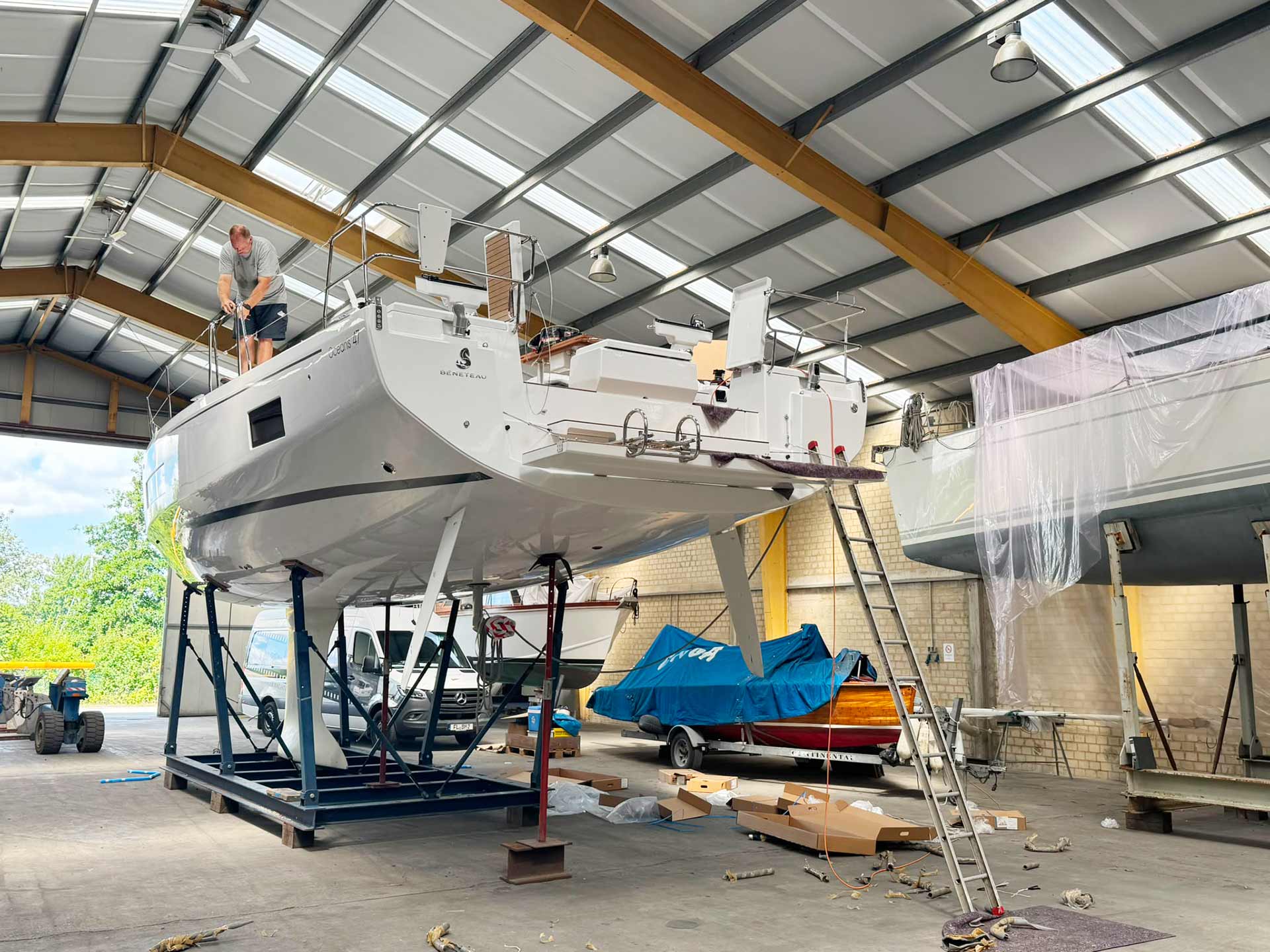 Die Kommissionierungsarbeiten beginnen an der OCEANIS 47 sofort.