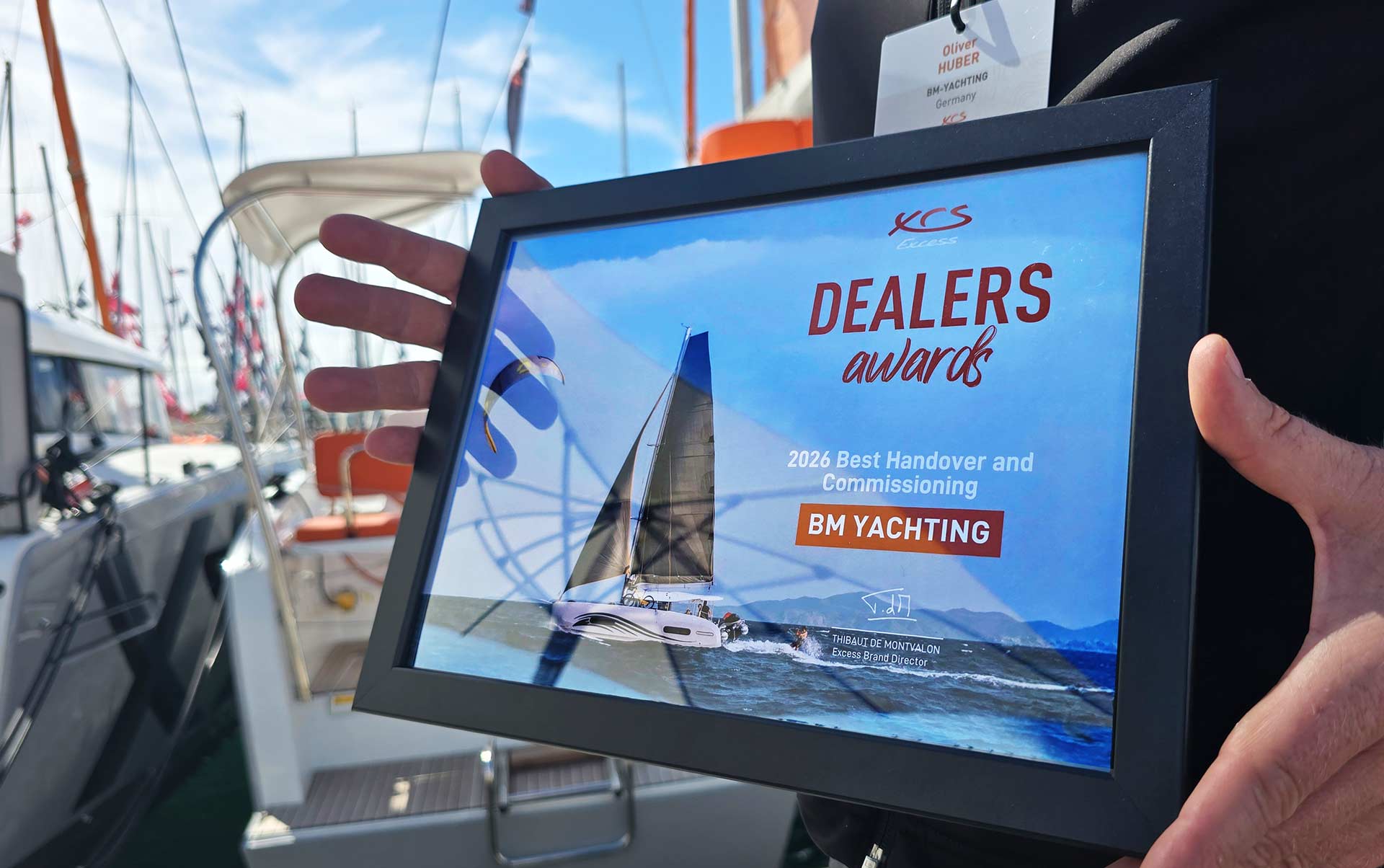 BM-YACHTING macht die besten EXCESS-Übergaben. Weltweit!