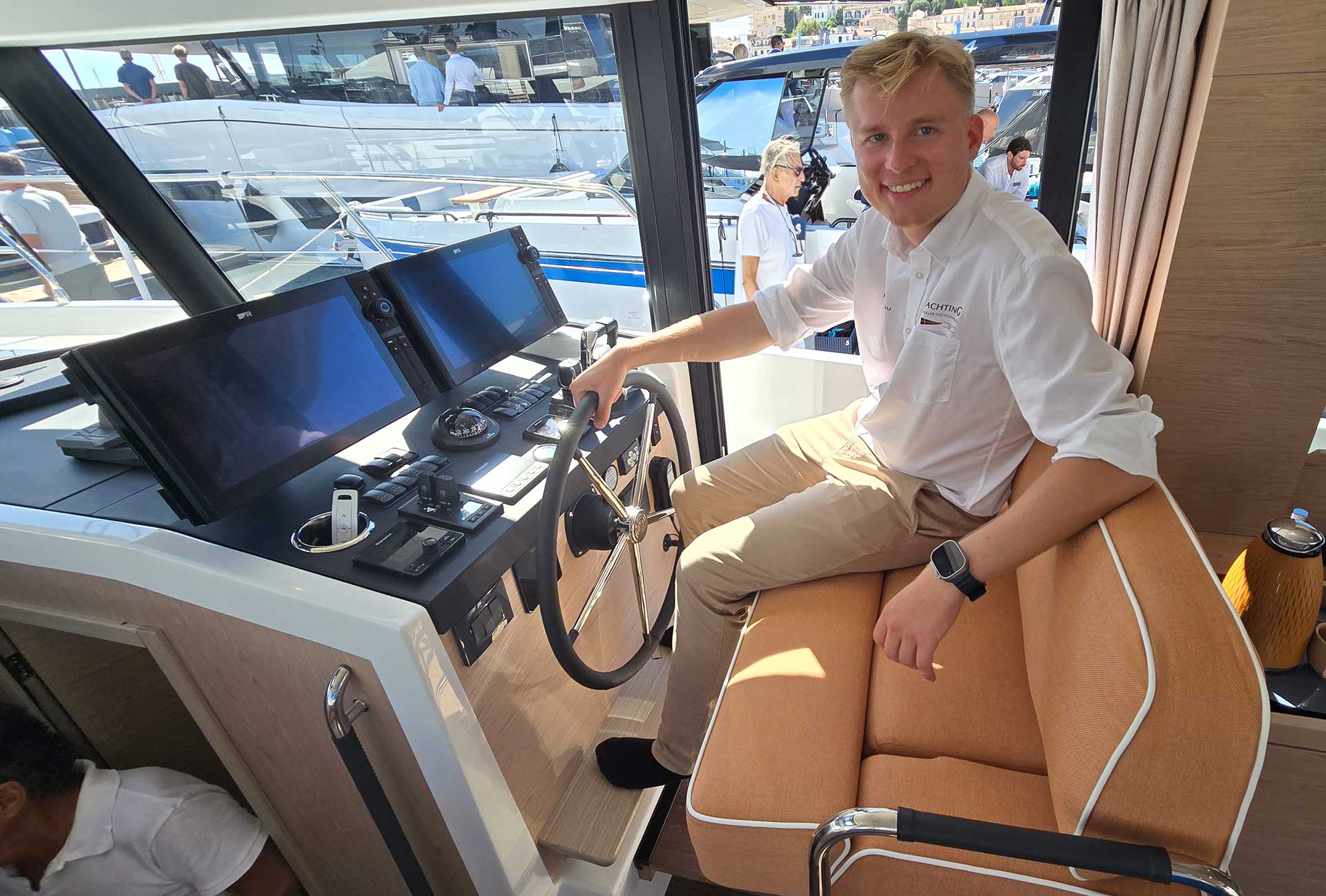 Nehmen Sie Platz, Skipper!