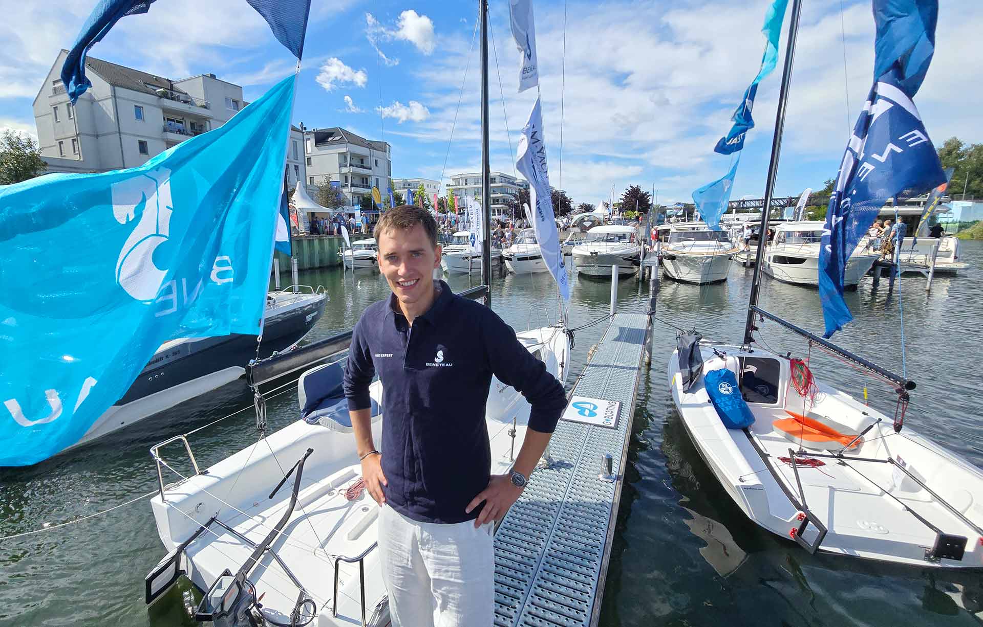 Ole Gawande bedankt sich bei allen Gäste auf der BOOT & FUN!